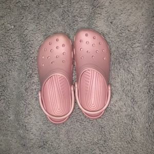 light pink crocs